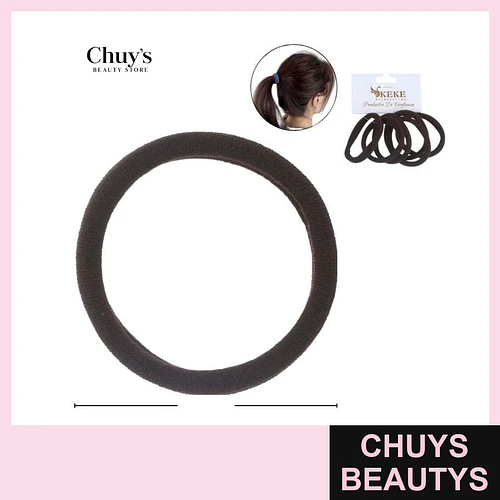 Colet Algodón Color Café Oscuro 6Pcs 5,5cm - Chuys Beautys | Chuys Beautys