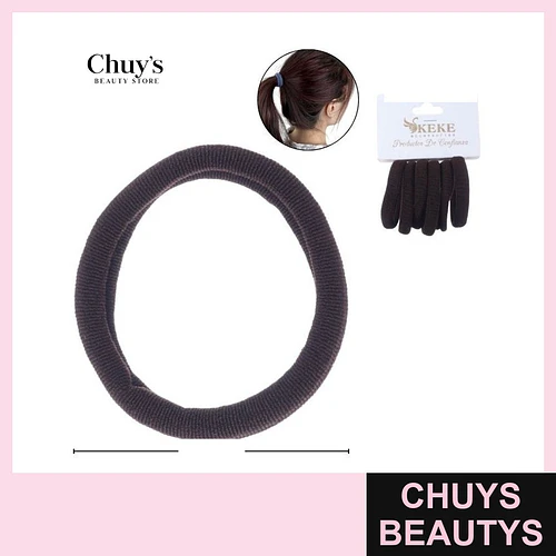 Colet Algodón Color Café 6 Pcs 5,5cm - Chuys Beautys | Chuys Beautys