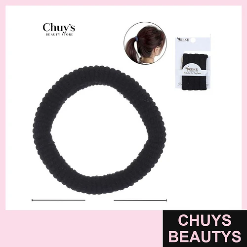 Colet Algodón Negro 4Pcs 5,5Cm - Chuys Beautys | Chuys Beautys