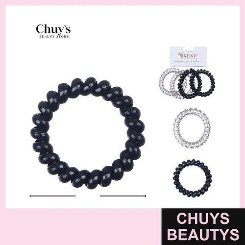 Colet Resorte 4 Pcs 5cm - Chuys Beautys | Chuys Beautys