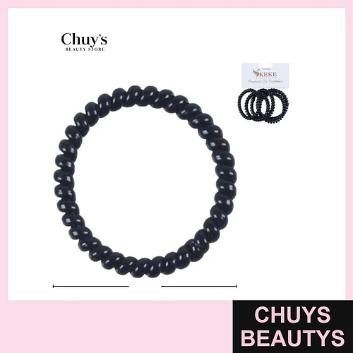 Colet Resorte 4 Pcs 5cm - Chuys Beautys | Chuys Beautys