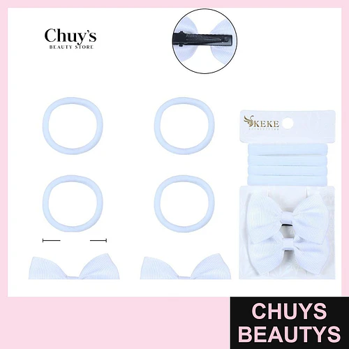 Set de Pinches y Colet 6 Pcs - Chuys Beautys | Chuys Beautys