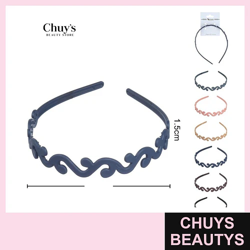 Cintillo Negro Ondulado - Chuys Beautys | Chuys Beautys