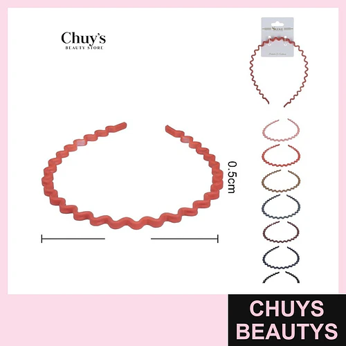 Cintillo de Plástico Rizado - Chuys Beautys | Chuys Beautys