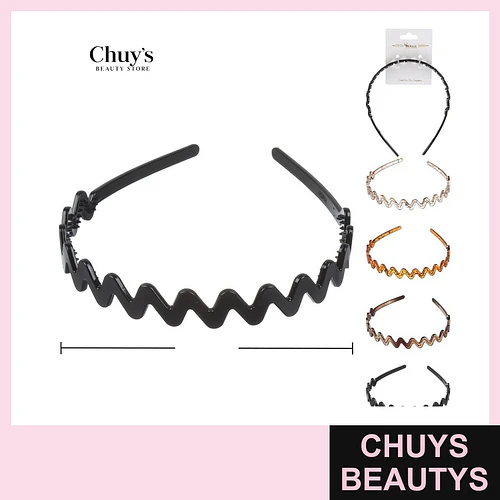 Cintillo de plástico ondulado - Chuys Beautys | Chuys Beautys