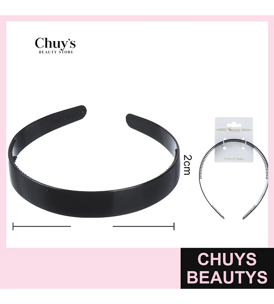Cintillo plástico negro 12 cm