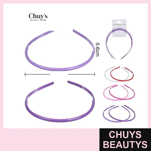 Cintillos de Plástico 2 Pcs - Chuys Beautys | Chuys Beautys