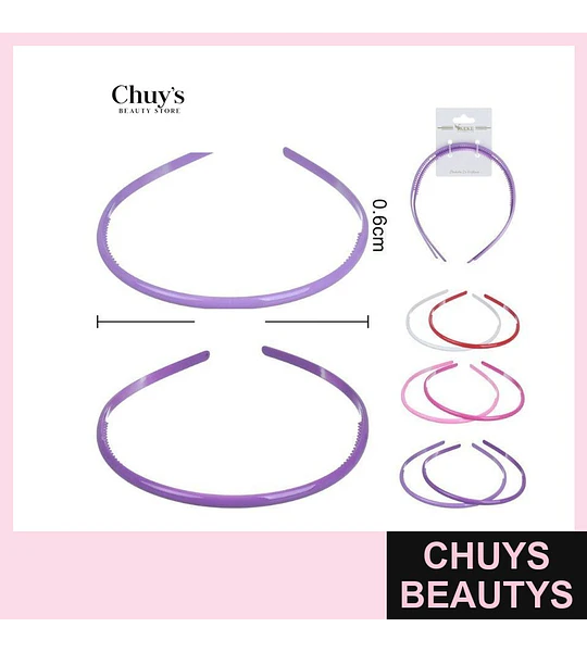 Cintillos de Plástico 2 Pcs
