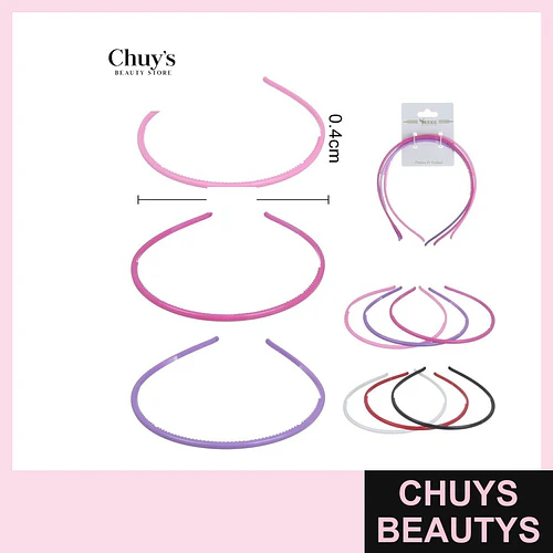 Cintillos Plásticos 3 Pcs - Chuys Beautys | Chuys Beautys