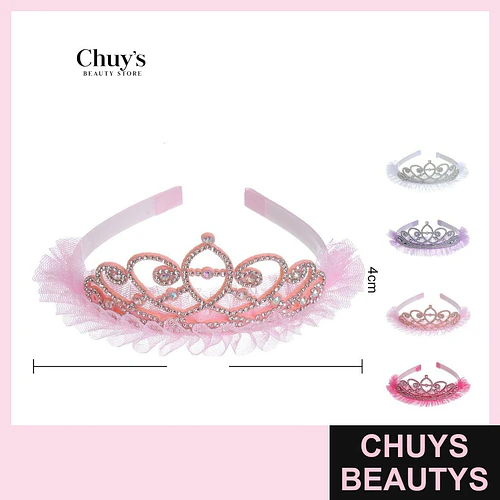 Cintillo de niña con corona - Chuys Beautys | Chuys Beautys