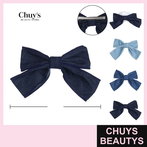 Pinche con lazos de jeans - Chuys Beautys | Chuys Beautys