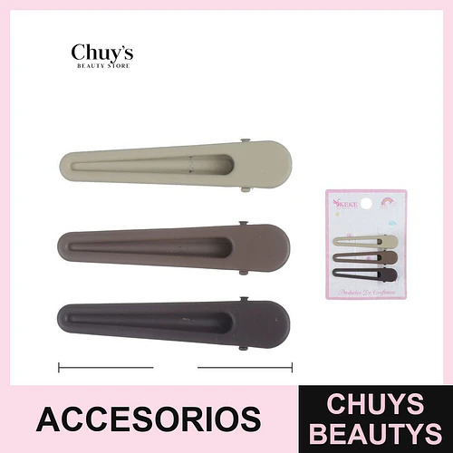 Pinche de Pinza Unicolor - Chuys Beautys | Chuys Beautys