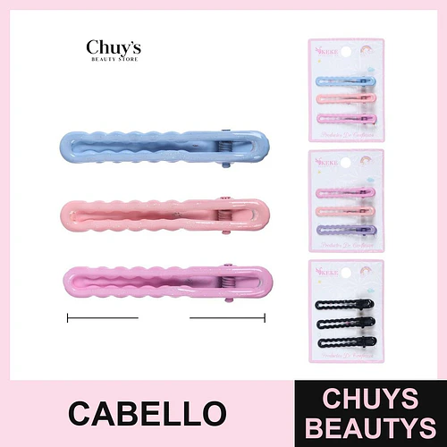 Pinches Negros para Cabello - Chuys Beautys | Chuys Beautys