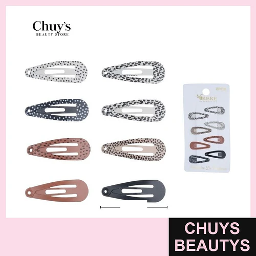 Set de Pinches 8 Piezas 3cm - Chuys Beautys | Chuys Beautys