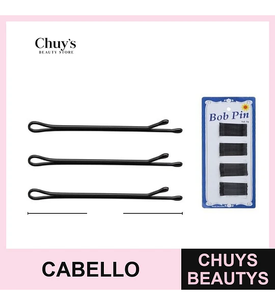 Trabas para cabello 48 piezas 4.6 cm