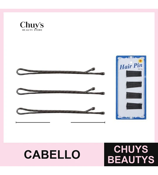 Trabas para cabello 48 piezas 4.6cm