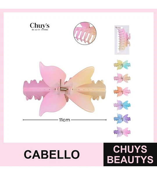 Pinza para cabello mariposa
