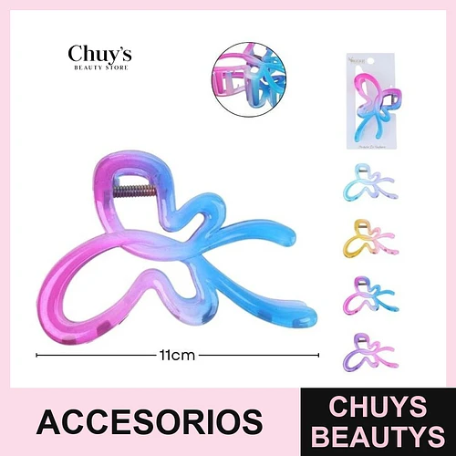 Pinza Mariposa Colorida 11 cm - Chuys Beautys | Chuys Beautys