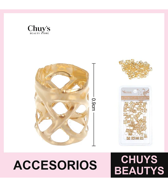 Accesorios para trenzas 60 Pcs