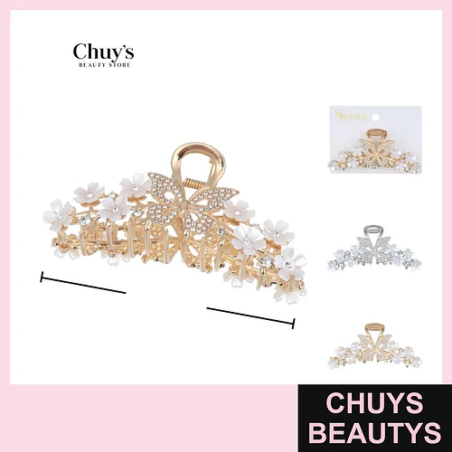 Ganchetas en Acero con Brillos - Chuys Beautys | Chuys Beautys