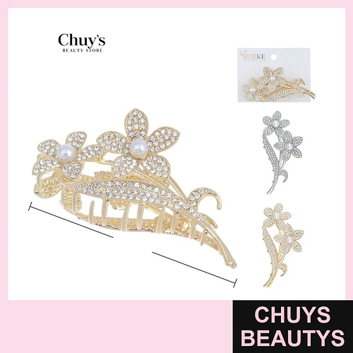 Ganchetas de acero con brillos - Chuys Beautys | Chuys Beautys