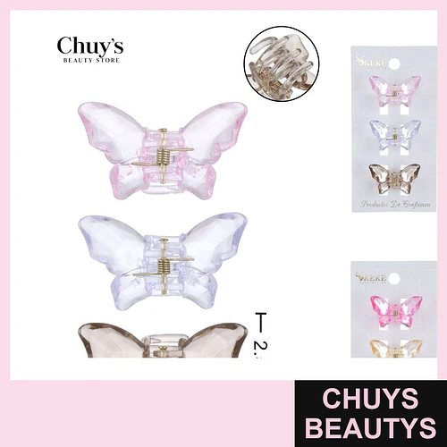 Mini Ganchetas de Mariposas - Chuys Beautys | Chuys Beautys