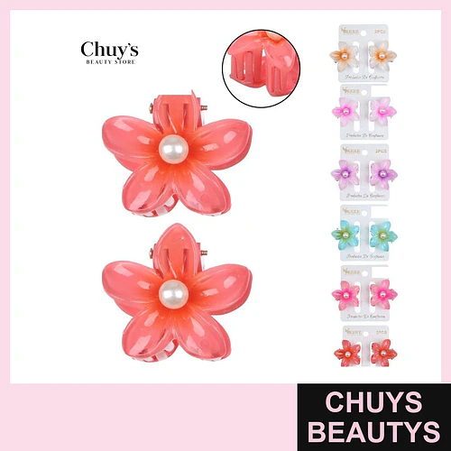 Ganchos Hawaiianas Florales - Chuys Beautys | Chuys Beautys