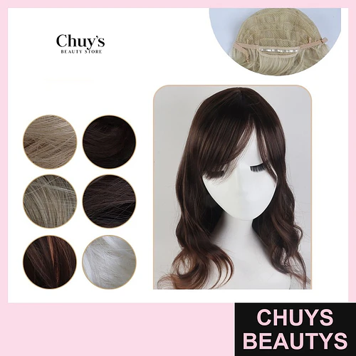 Peluca ondulada larga con flequillo - Chuys Beautys | Chuys Beautys