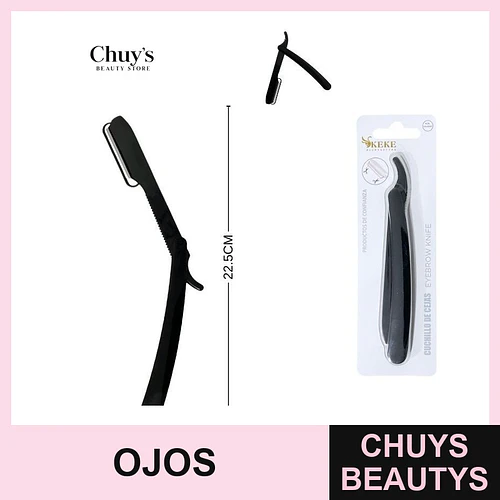 Perfilador de Cejas Acero Inoxidable 225*13MM - Chuys Beautys | Chuys Beautys