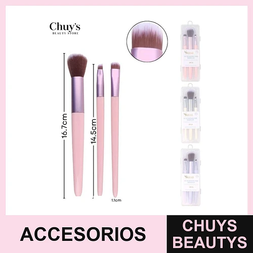 Set de Brochas de Maquillaje - Chuys Beautys | Chuys Beautys