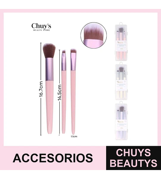 Set de Brochas de Maquillaje