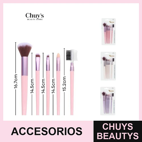 Set de brochas para maquillaje - Chuys Beautys | Chuys Beautys