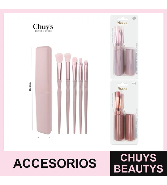 Set de Brochas para Maquillaje
