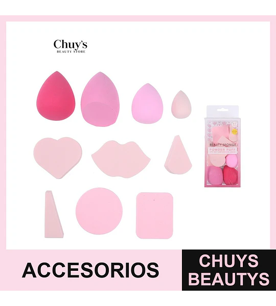 Esponjas de Maquillaje 5 Pcs