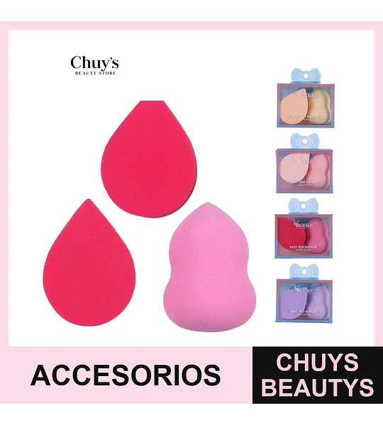 Esponjas de Maquillaje 3 Pcs