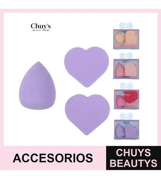 Esponjas de Maquillaje 3 Piezas