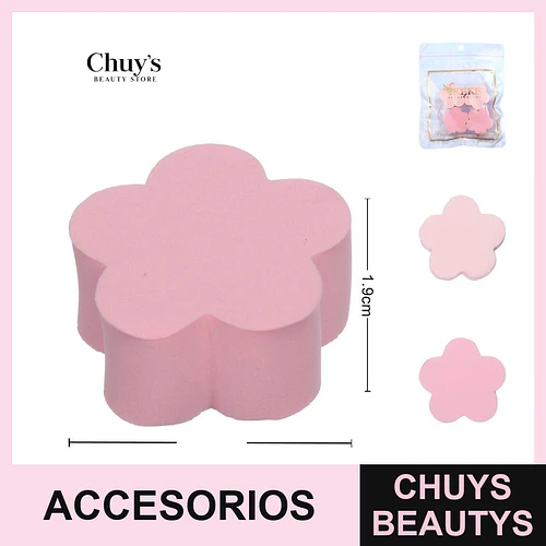 Esponja de Maquillaje Floral - Chuys Beautys | Chuys Beautys