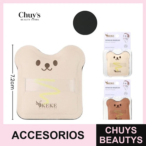 Esponja de Maquillaje Tipo Oso - Chuys Beautys | Chuys Beautys