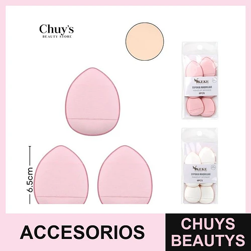 Set de Mini Esponjas de Maquillaje 6Pcs - Chuys Beautys | Chuys Beautys