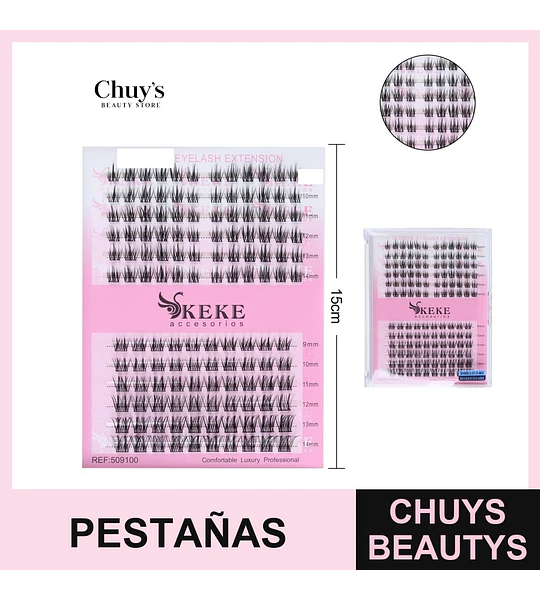 Pestañas por Punto 9-14mm 240pcs
