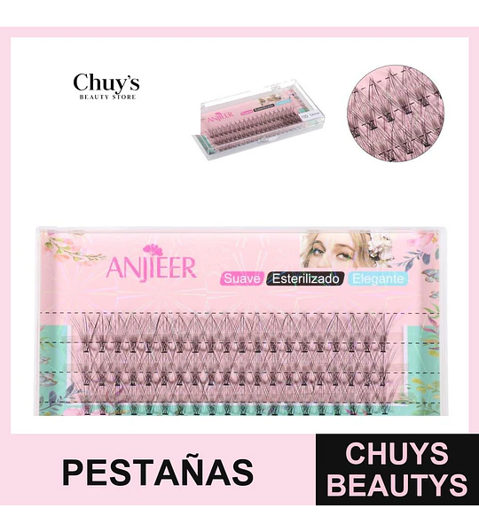 Pestañas Postizas por Puntos Anjeer