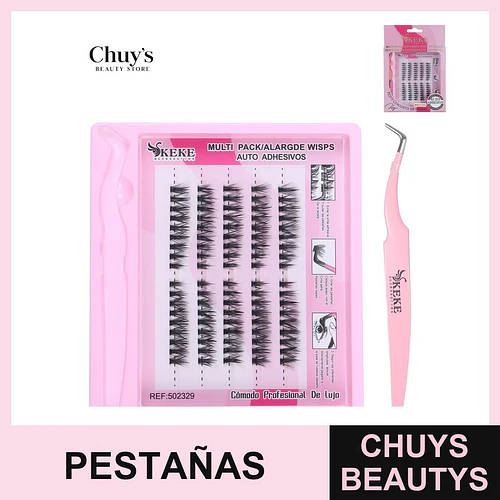 Pestañas por Punto Auto Adhesivas - Chuys Beautys | Chuys Beautys
