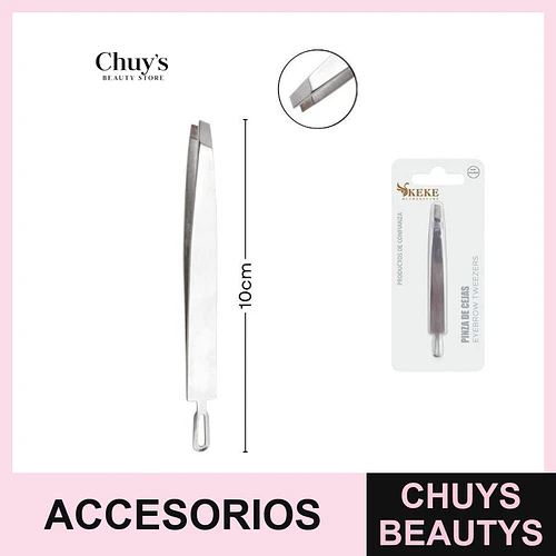 Pinzas de acero inoxidable 100*9 mm - Chuys Beautys | Chuys Beautys