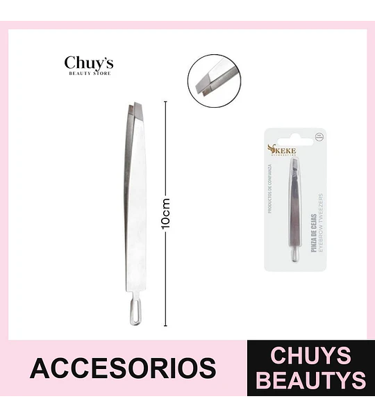 Pinzas de acero inoxidable 100*9 mm