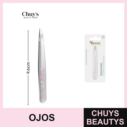 Pinzas para cejas acero inoxidable - Chuys Beautys | Chuys Beautys