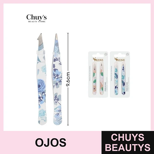Pinza de cejas acero inoxidable 2 piezas - Chuys Beautys | Chuys Beautys