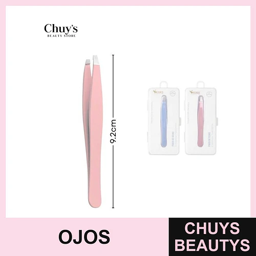 Pinzas para cejas acero inoxidable 92*10mm - Chuys Beautys | Chuys Beautys