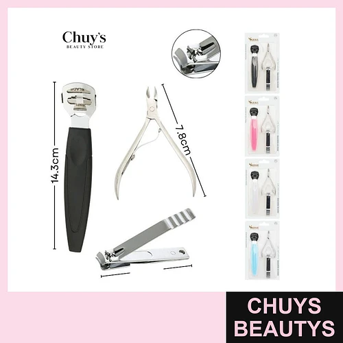 Set de Manicura 3 Piezas - Chuys Beautys | Chuys Beautys
