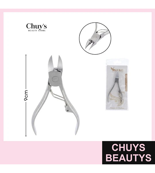 Corta cutículas de acero inoxidable 9cm