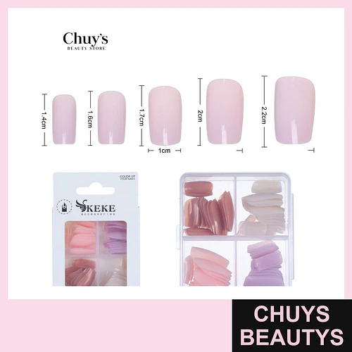Unas Tips Colores 96 Pcs - Chuys Beautys | Chuys Beautys